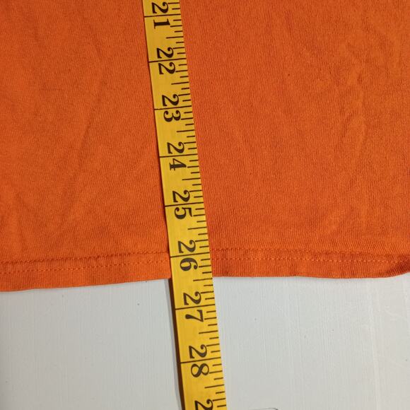 Retro D.A.R.E. Men’s T-Shirt Orange Cotton Graphic XL Tee - Picture 6 of 6